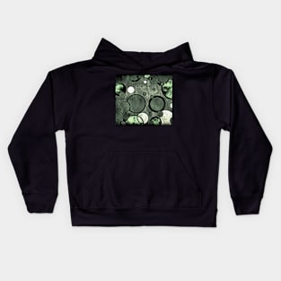 Green Colors Abstract Kids Hoodie